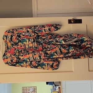 Plus size ruched dress